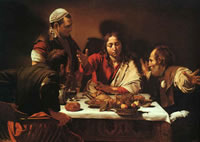 Cena de Emaús 1600 National Gallery (Londres)