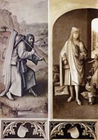                         Tríptico (cerrado) Santiago el Mayor y san Bavón ( El Bosco)